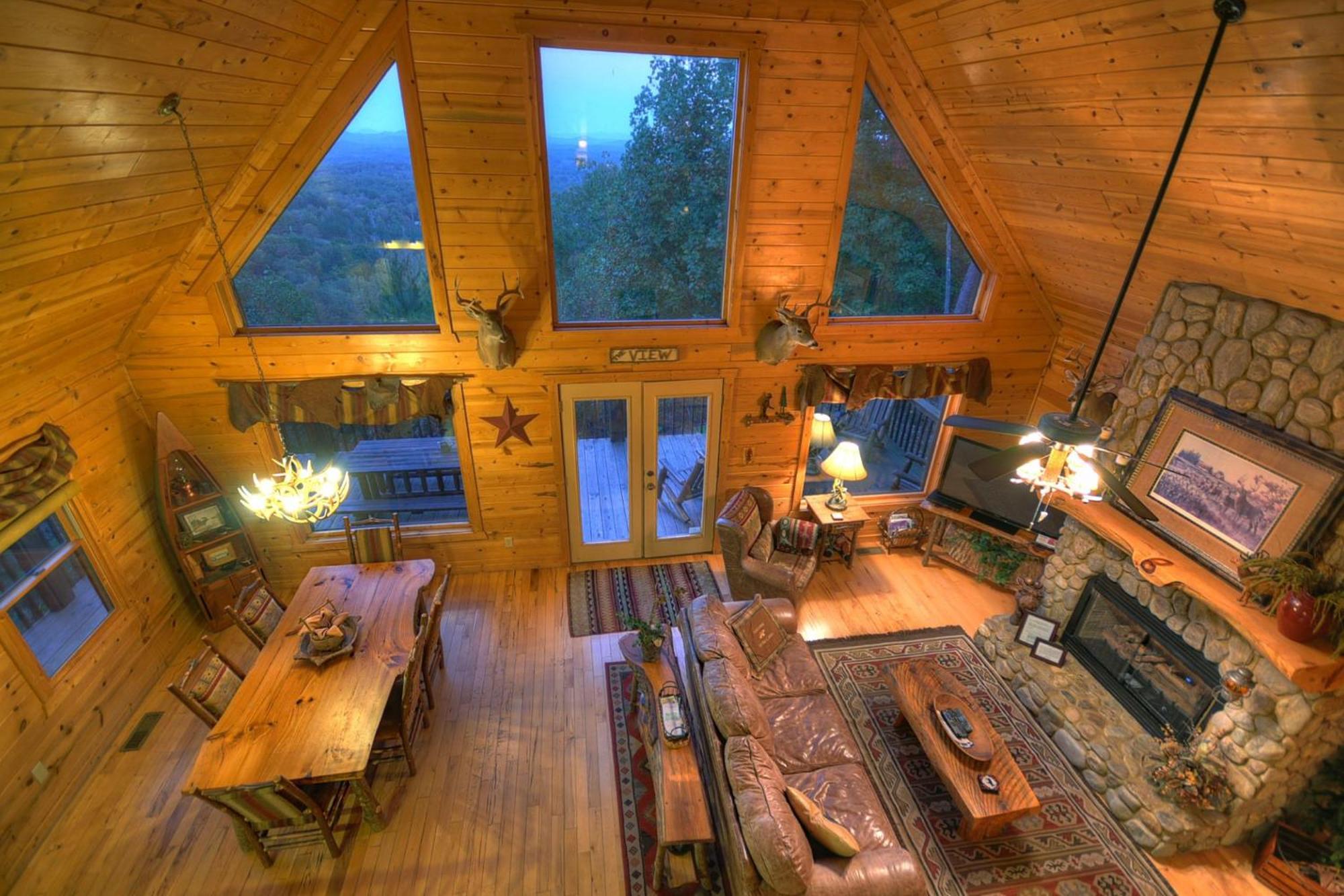 The View Sweeping Mountain Views Gas Fireplace Game Room Hot Tub Blue Ridge Exterior photo